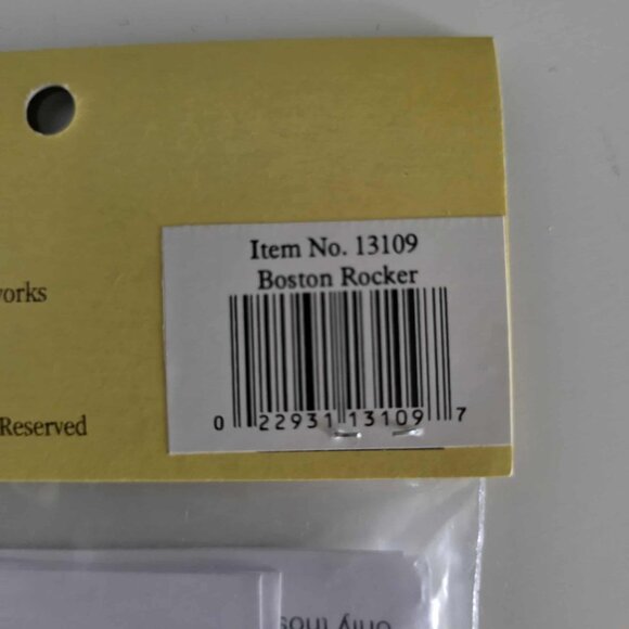 NWT Houseworks Shenandoah Designs Boston Rocker Doll House Miniature Kit - Picture 2 of 4